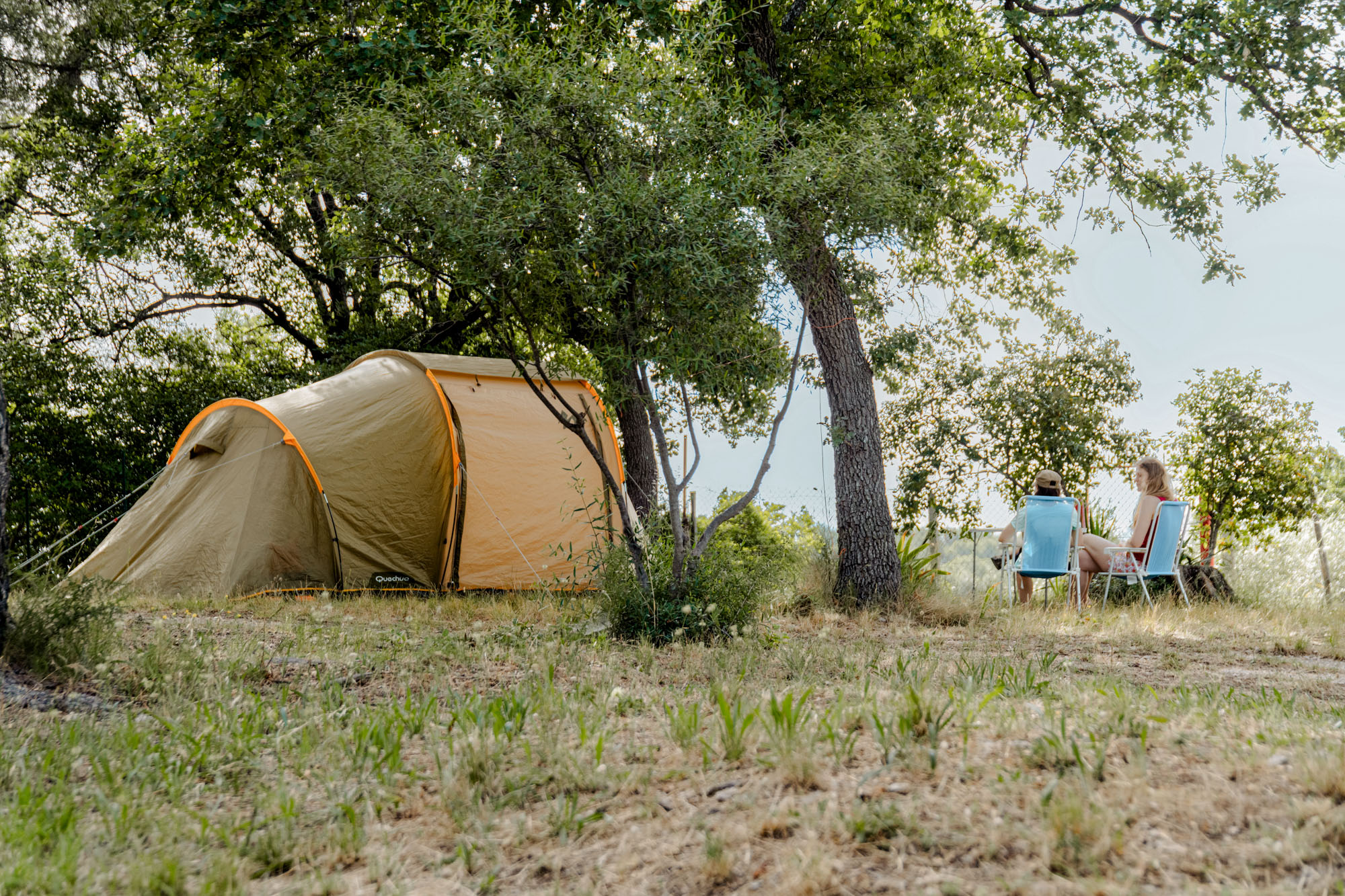 emplacement tente provence