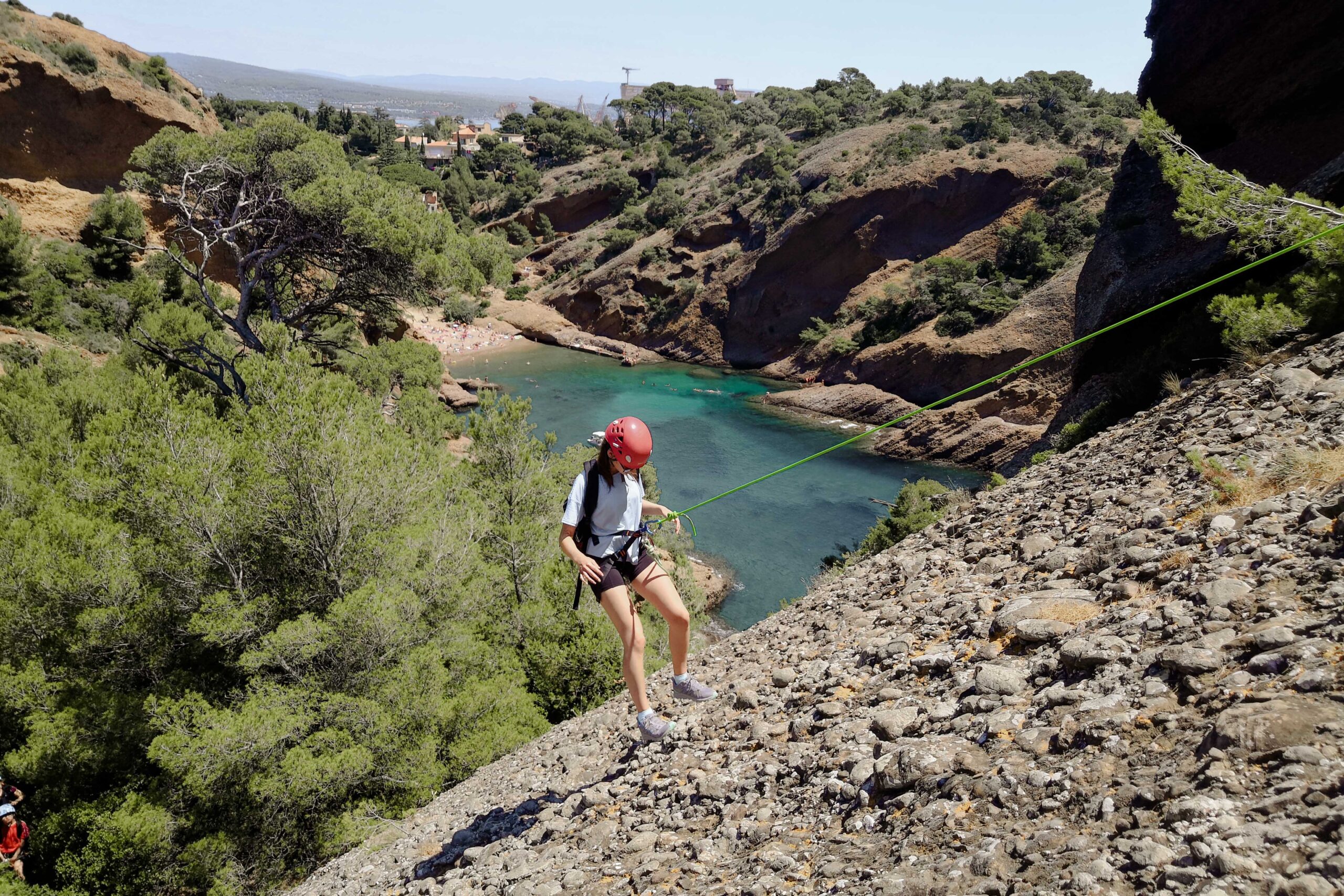 escalade cassis camping