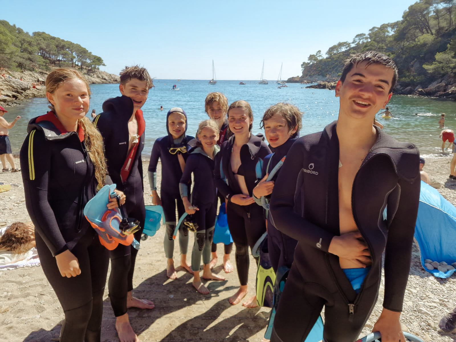 diving calanques tour