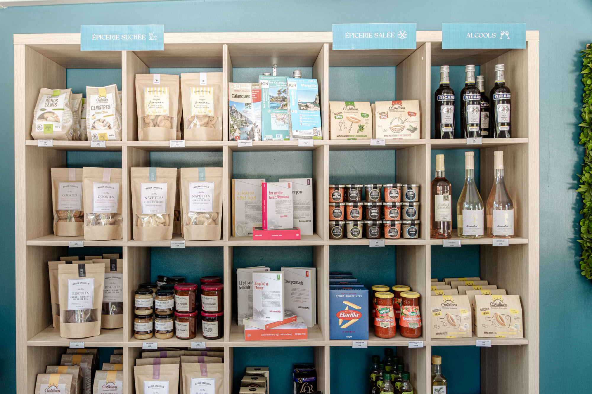 produits locaux epicerie camping provence