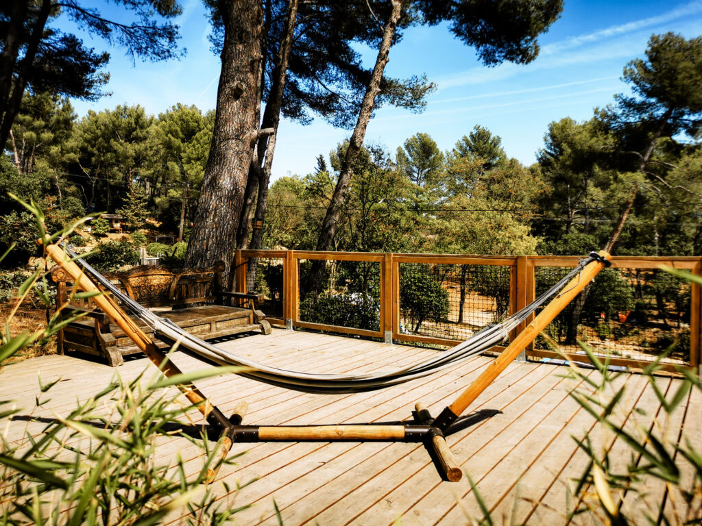 relaxing hammock