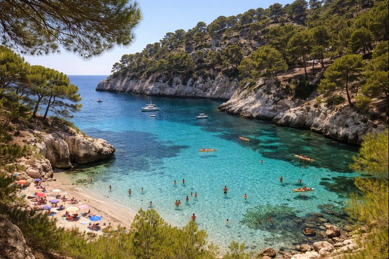 La calanque de Port pin